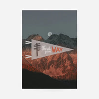 Find Your Way Pennant Print