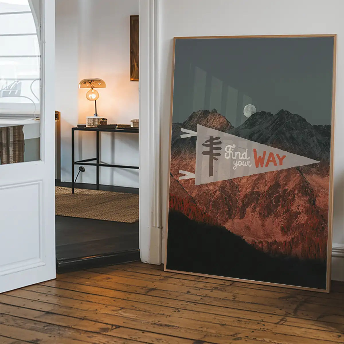 Find Your Way Pennant Print