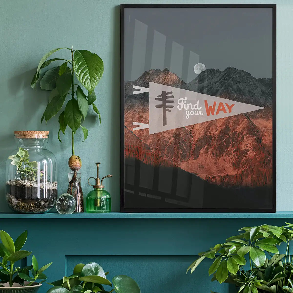 Find Your Way Pennant Print