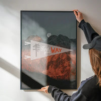 Find Your Way Pennant Print