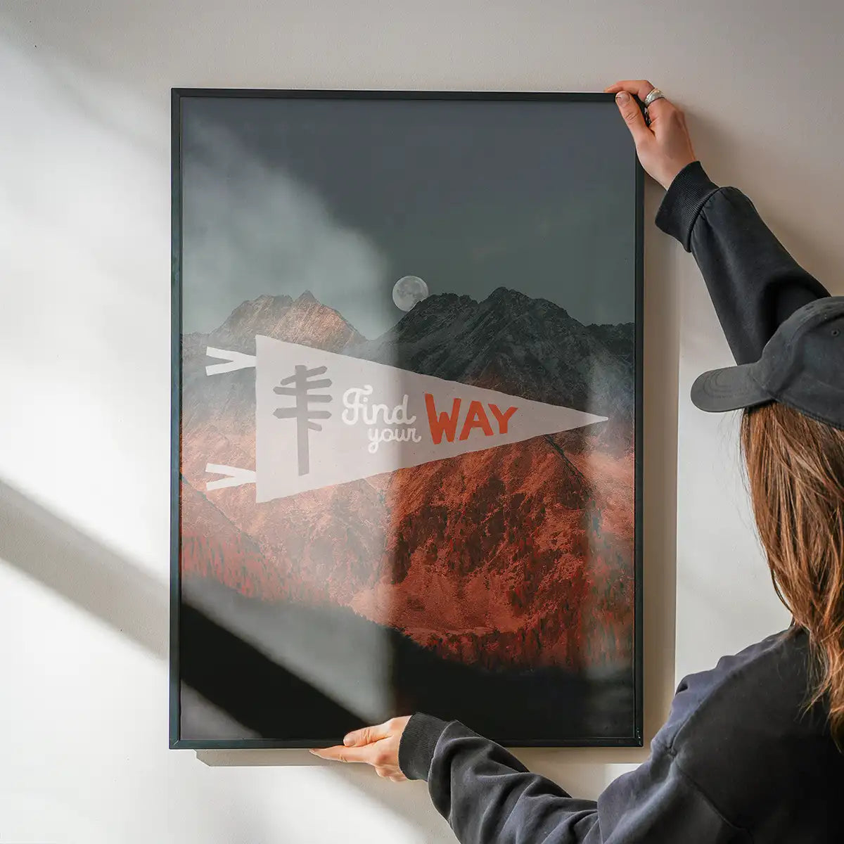 Find Your Way Pennant Print