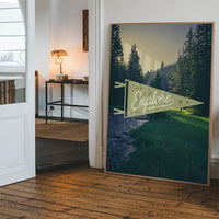 Explore Pennant Print