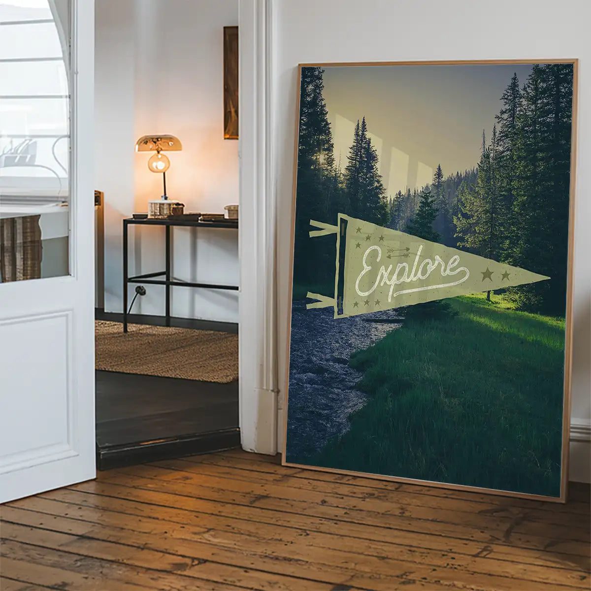 Explore Pennant Print