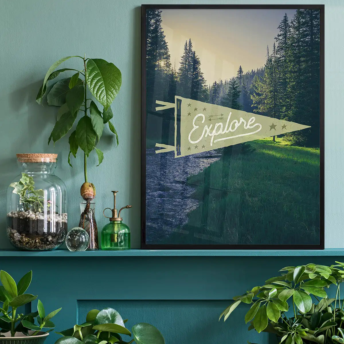 Explore Pennant Print