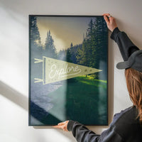 Explore Pennant Print