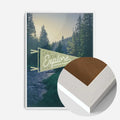 White Wood Frame