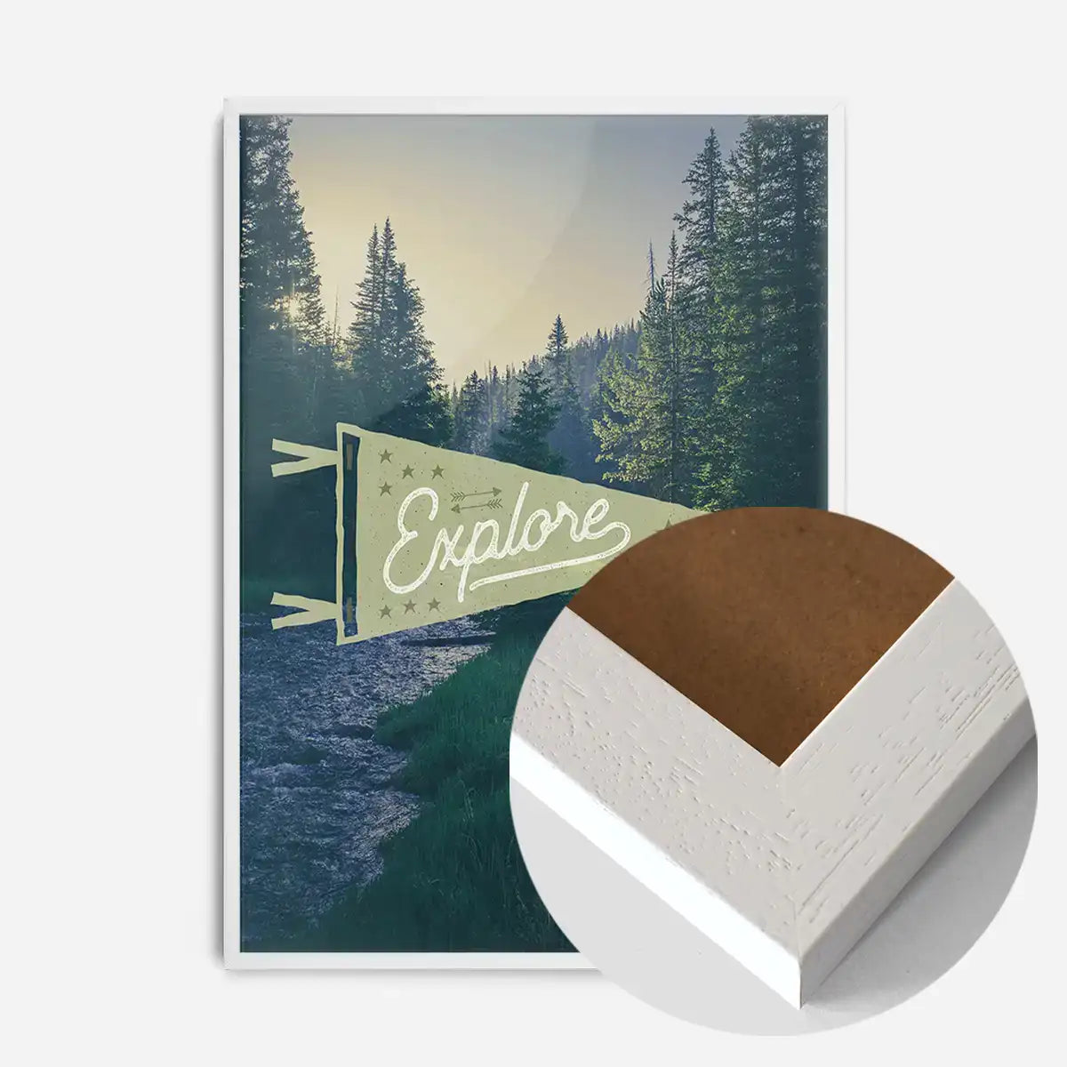 Explore Pennant Print
