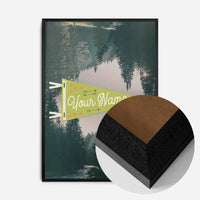 Custom Pennant Forest - Your Name Print