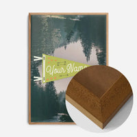 Custom Pennant Forest - Your Name Print