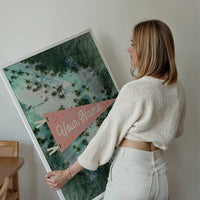 Custom Pennant Beach - Your Name Print