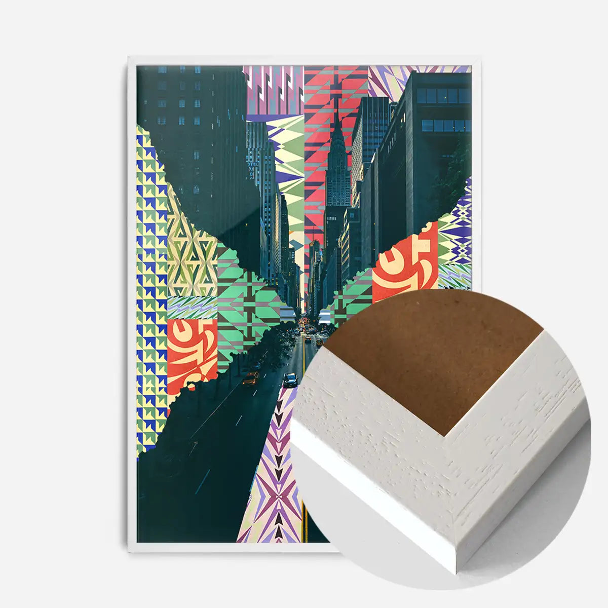 New York City Abstract Patterns Print