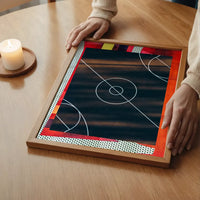 Geometric Basketball Court Print