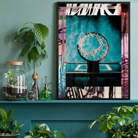 Graffiti Street-Art Basketball Hoop Print