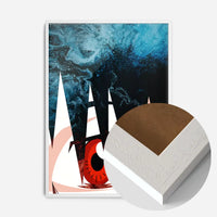 Abstract Anime Eyeball Print