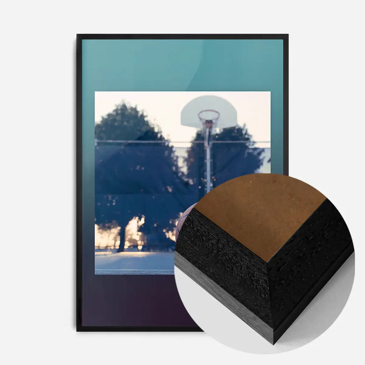 Basketball Court Print