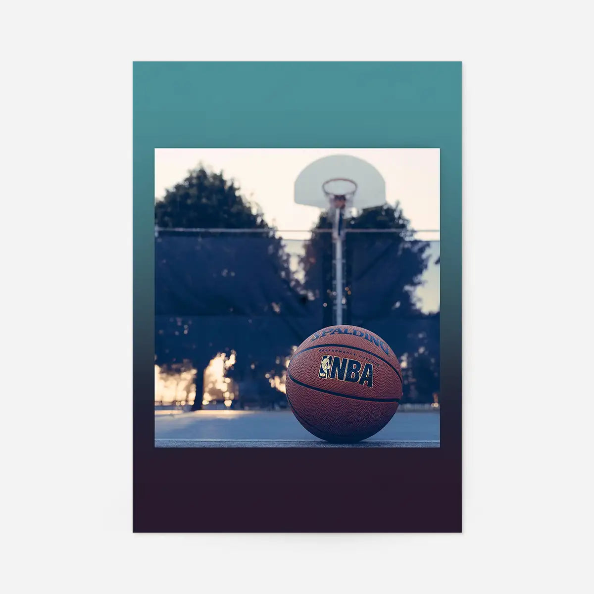 Basketball Court Print