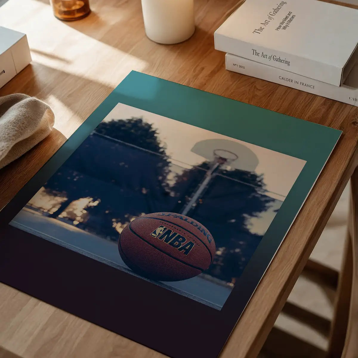 Basketball Court Print