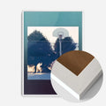 White Wood Frame