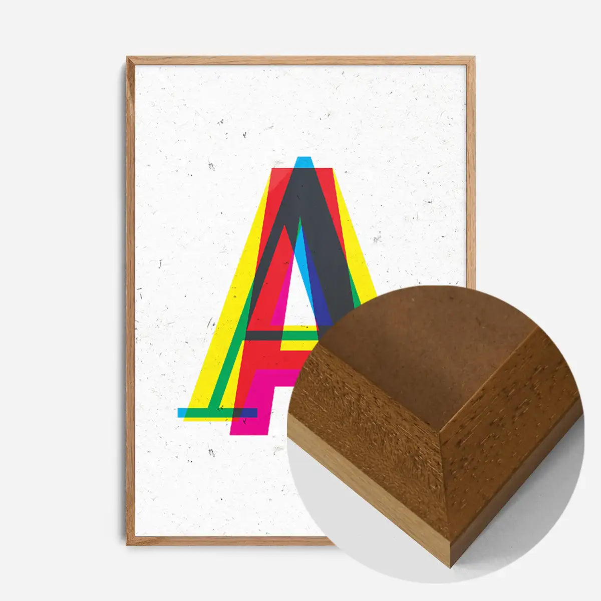 Single CMYK Letter Personalised Initial Print