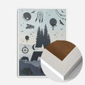 White Wood Frame