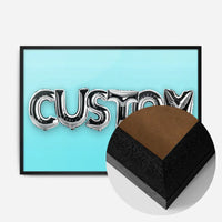 Foil Balloon Style Personalised Name Blue Print