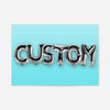 Foil Balloon Style Personalised Name Blue Print
