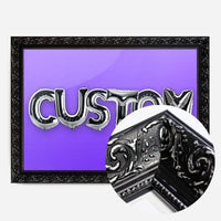 Foil Balloon Style Personalised Name Purple Print