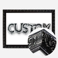 Black Ornate Frame