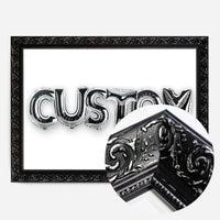 Foil Balloon Style Personalised Name White Print