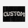 Dalmation Fur Style Wood Personalised Name Print