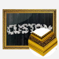Dalmation Fur Style Wood Personalised Name Print