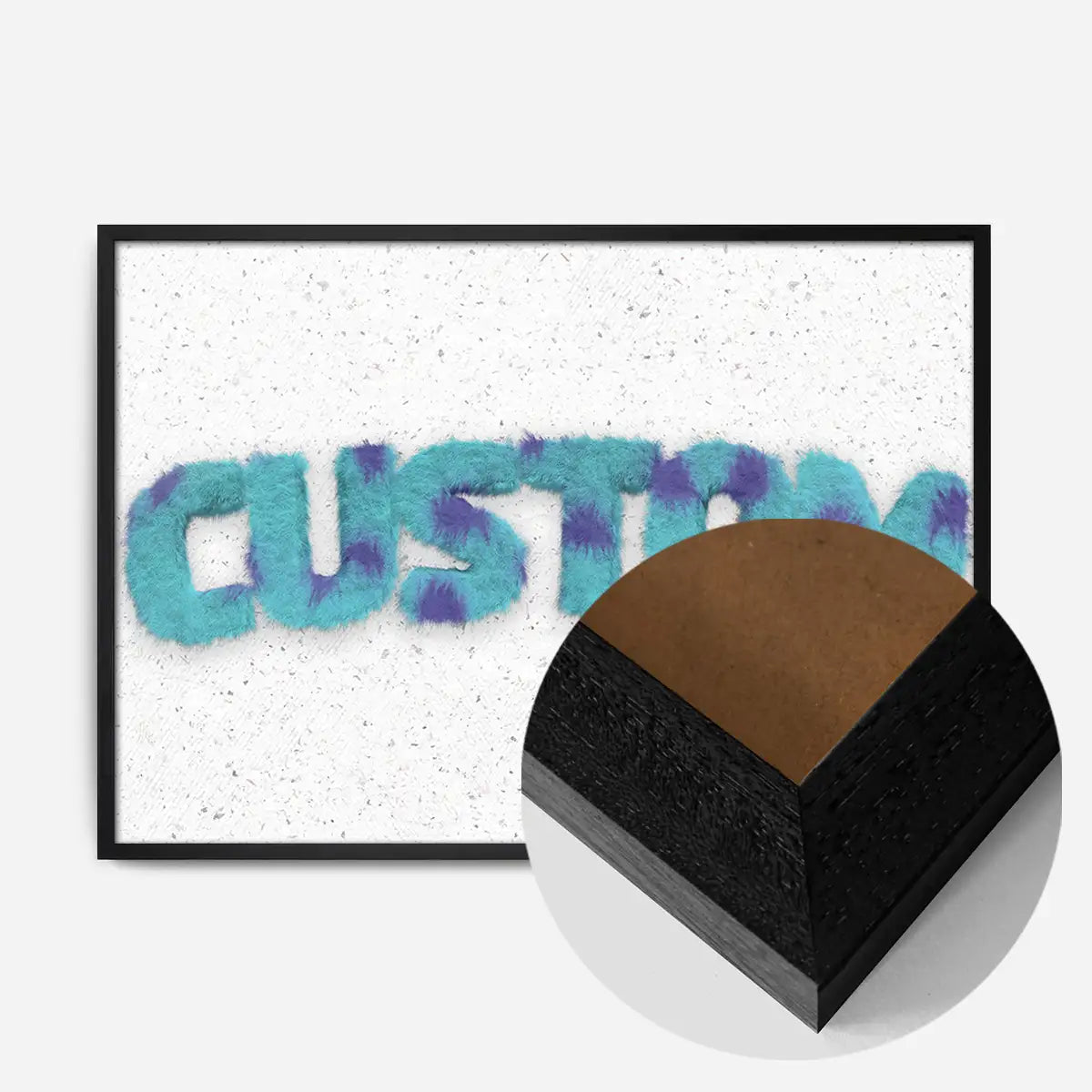 Sully Monster Fur Personalised Name Print