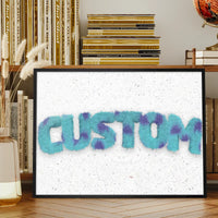 Sully Monster Fur Personalised Name Print