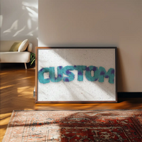 Sully Monster Fur Personalised Name Print
