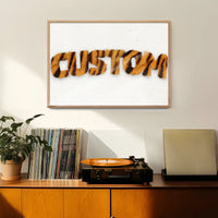 Tiger Stripe Fur Personalised Name Print