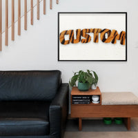 Tiger Stripe Fur Personalised Name Print