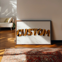 Tiger Stripe Fur Personalised Name Print