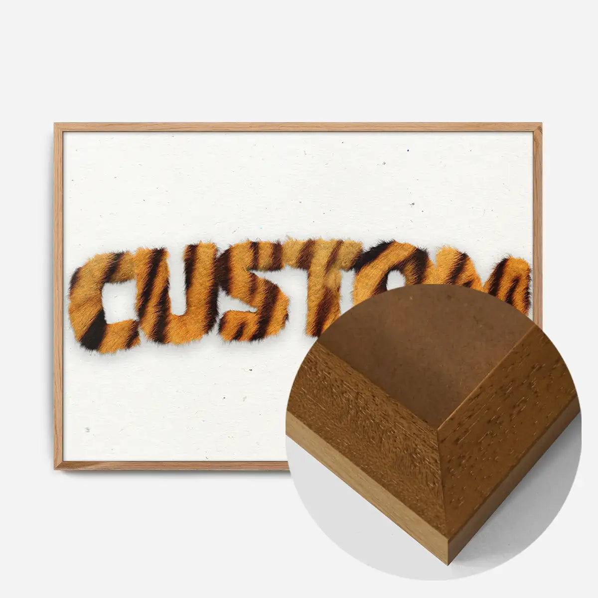 Tiger Stripe Fur Personalised Name Print
