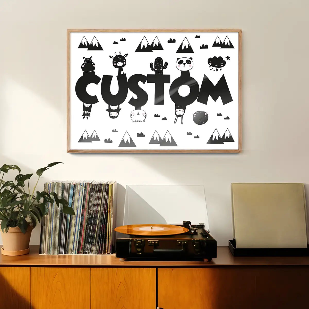 Critters Personalised Name Print