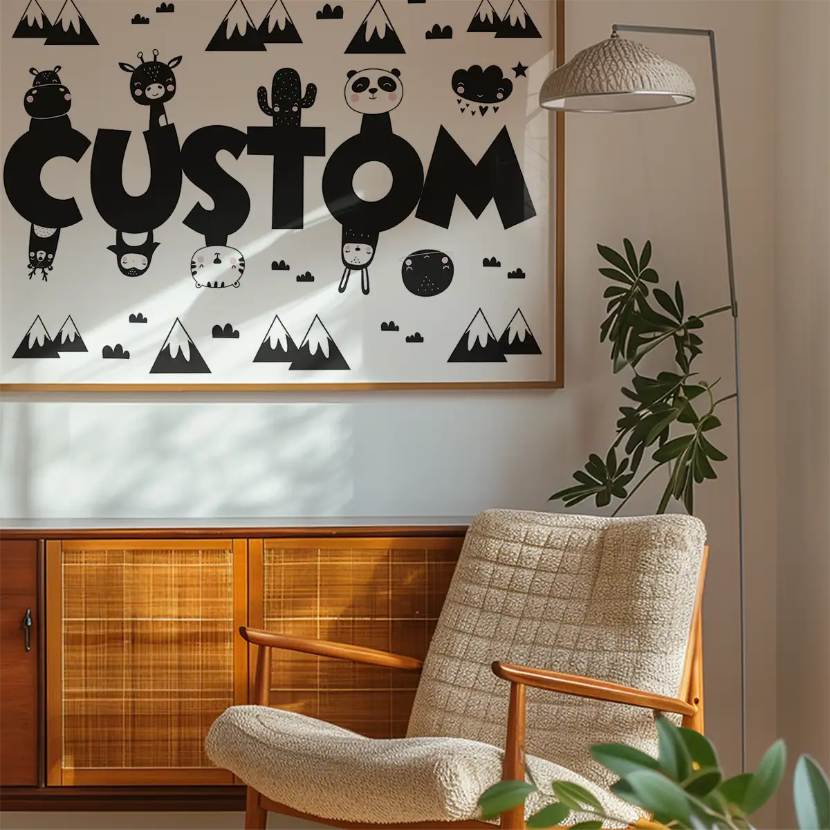 Critters Personalised Name Print
