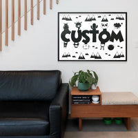 Critters Personalised Name Print