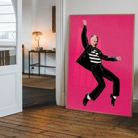 King Elvis Charles III Warhol Style Print