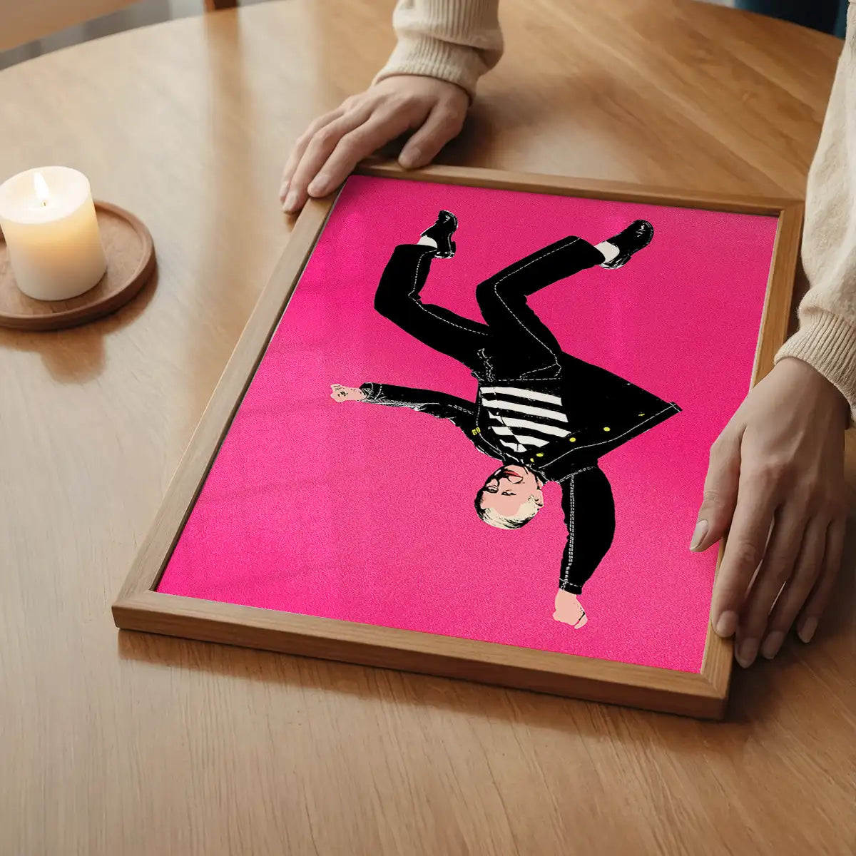 King Elvis Charles III Warhol Style Print