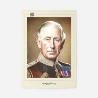 Vintage King Charles III Poster