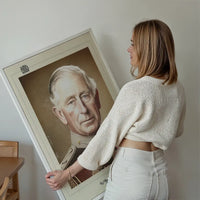 Vintage King Charles III Poster