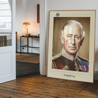 Vintage King Charles III Poster