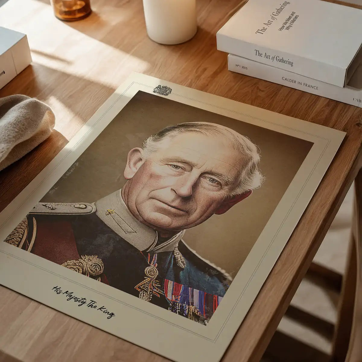 Vintage King Charles III Poster