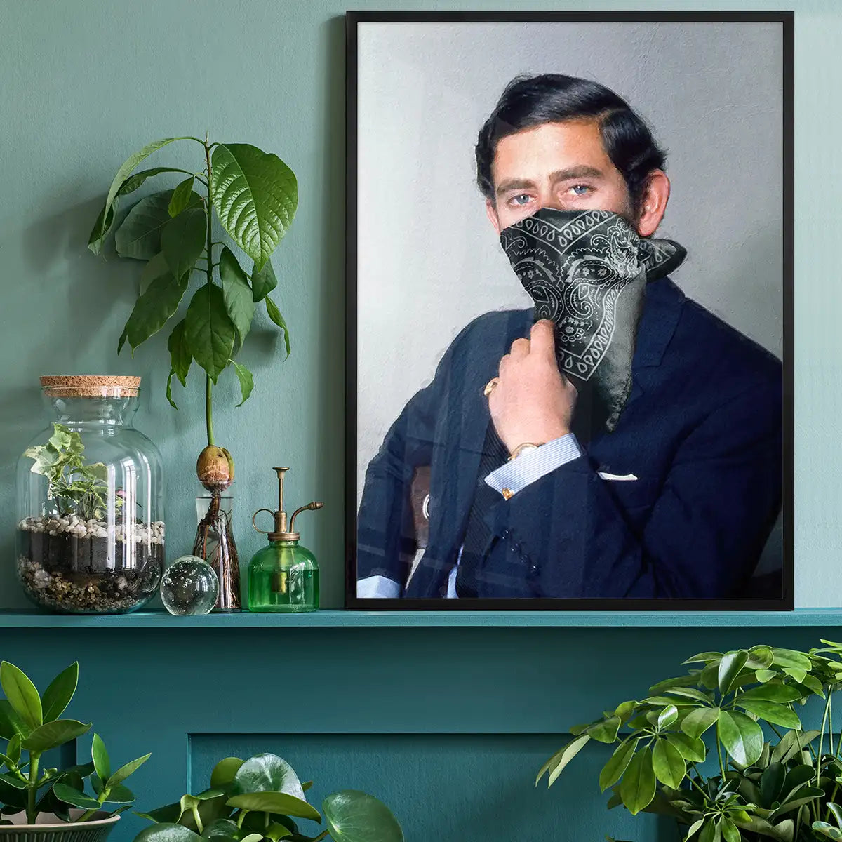 Gang King Portrait Print