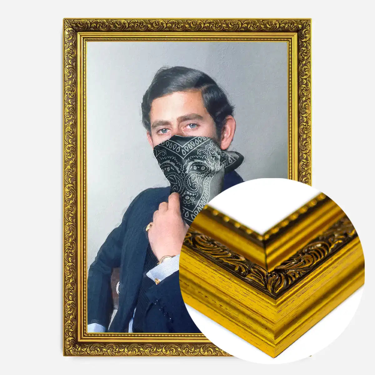 Gang King Portrait Print