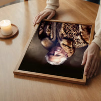 King Charles III Leopard Fur Coat Print